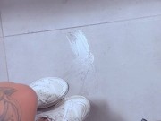 EXPLOSIVE ORGASM Near PEOPLE in a Shopping Mall Changing Room! 16/16