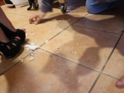 Eat your meal from the floor! 13/16