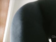 My stepbrother spies on me while I'm horny getting ready to go to the gym 🫣 1/16