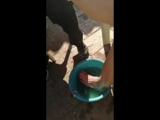 Washing my feet 6/16