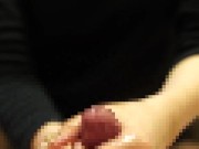 【手コキ】ローションとちゅばでシコシコおちんちんまっさーじ - Screenshot 12 of 16 - 個人撮影