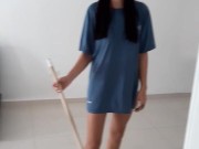 I ask my girlfriend to have fun with her vibrator.