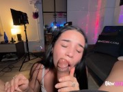 The smallest one with 18 years old, 4.8 feet tall and ultra tight pussy comes to fuck at Blowke 11/16