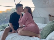 My girlfriend and I got really horny and fucked on her parents' bed 1/16