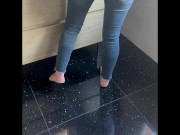 I can't even get ready in peace he's waiting for his blowjob 1/16