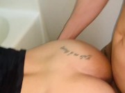 Skinny girl with perfect body asks for milk and gives her tight pussy to be fucked and broken by big 15/16