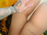 Skinny girl with perfect body asks for milk and gives her tight pussy to be fucked and broken by big