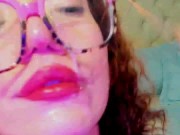 very messy blowjob, saliva on face and tits 12/16