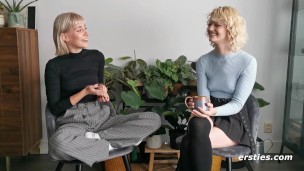 Ersties - Hot Lesbian Babes Get Warmed Up with Magic Wands