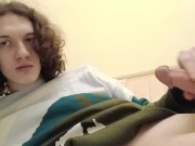Trans-girl Stesha masturbates her clitoris and ass 12/16