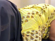 Hijab & Niqab Beautiful Arab Big Booty Hot Anippe Want Fuck From Stranger Guy when parents next room 3/16