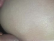 BRUNETTE GETS ANAL AFTER CREAM ON TITS (CUMM  IN ASS) 13/16