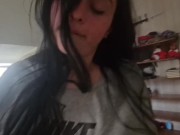 Beautiful Big Titty Dark Haired Girlfriend Gets Tits Sucked And A Deep Dripping Creampie 11/16