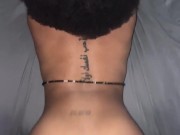 🏆MUST WATCH‼️ Sexy Ebony Daddy Girl Backshots & Doggy Complication 7/16