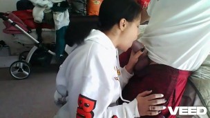 ROMANCE FAIL BLOW JOB GOES LEFT BIG DICK SUCK AND SWALLOW ROUGH