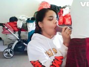 HUGE FAT COCK BLOW JOB SWALLOW CUM