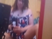 She stay busy, sometimes frustrated but always positive 2/16