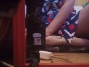 She stay busy, sometimes frustrated but always positive 3/16