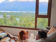 Fucking an Argentine, cum in her mouth. 4/16