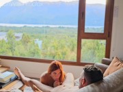 Fucking an Argentine, cum in her mouth. 5/16