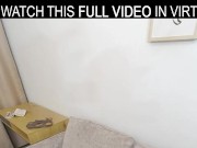 Hot brunette Kaya Finch sucks and fucks with a big fat cock in VR 4/16