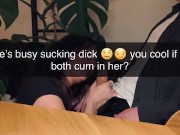 Snapchat - Screenshot 2 of 16 - Amateur Blowjob