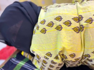 My Best Friend’s Wife Make me seduce By Show Her Huge Ass With Hijab & Niqab & Want Ass Fuck from me