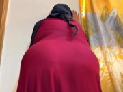 Beautiful hot Stepmom Open Her Burqa & Show Her huge Ass in Saudi Arabia - Hijab & Niqab Hookup 7/16