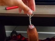 Sounding my cock and prostate 14/16