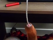 Sounding my cock and prostate 15/16