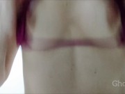 VideoCall with my friend hidden from my boyfriend  🤫. I drool on my tits and touch them 💦 9/16