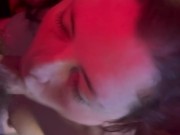 Deep In her throat