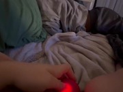 Stepbro pretends he’s not watching me cum- I GET CAUGHT