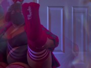 Showing off my new thigh socks 9/16