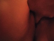 Flicking her bean until she shakes 16/16