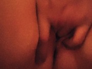 Flicking her bean until she shakes 8/16