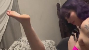 elektra and jade fuck each other with strapon