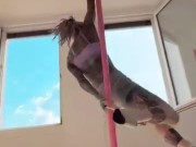 Anuskatzz tattoo Pornstar exotic heels poledance compilation 2024 highheels pole dance striptease 6/16