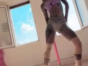 Anuskatzz tattoo Pornstar exotic heels poledance compilation 2024 highheels pole dance striptease 8/16
