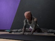 Tattoo model Anuskatzz gym routine 2024 compilation sport bodybuilding fit girl fitnessstudio splits 4/16