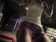 Tattoo model Anuskatzz gym routine 2024 compilation sport bodybuilding fit girl fitnessstudio splits 7/16