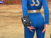 Fallout Cosplay - Redhead Dweller of Shelter 33 Rough Fucks with Stranger till Facial 4/16