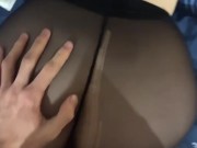 Sticked it up to the balls to the fat-ass alt girl with ripped tights 10/16