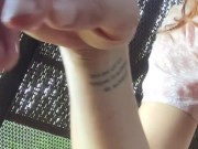 Look how wet I get when I touch my pussy