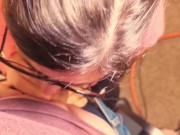 I Blow small dick guy and choked on it 5/16