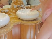 SHOWER FUCK CUMM ON BRUNETTE TITS 2/16