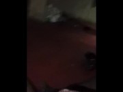 He can't stop moaning while massaging the biggest dick in ug 13/16