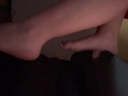 Having my foot slave worship my feet while I watch netflix 1/16