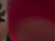 Trying out my new favorite toy  while in sex swing teaser 💦