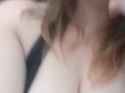 I hope this is the right one of me smoking a cigarette with tits out riding around 15/16